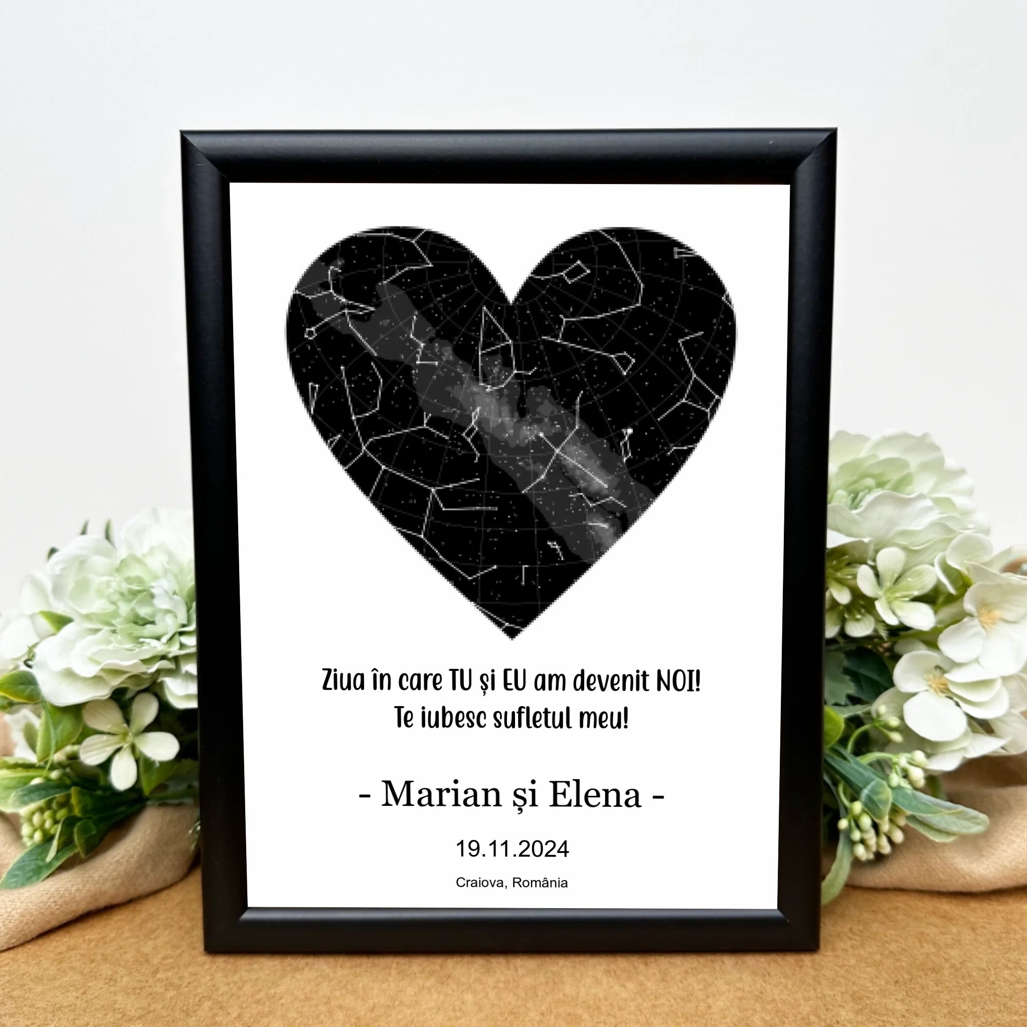 Hartă stelară pentru cupluri