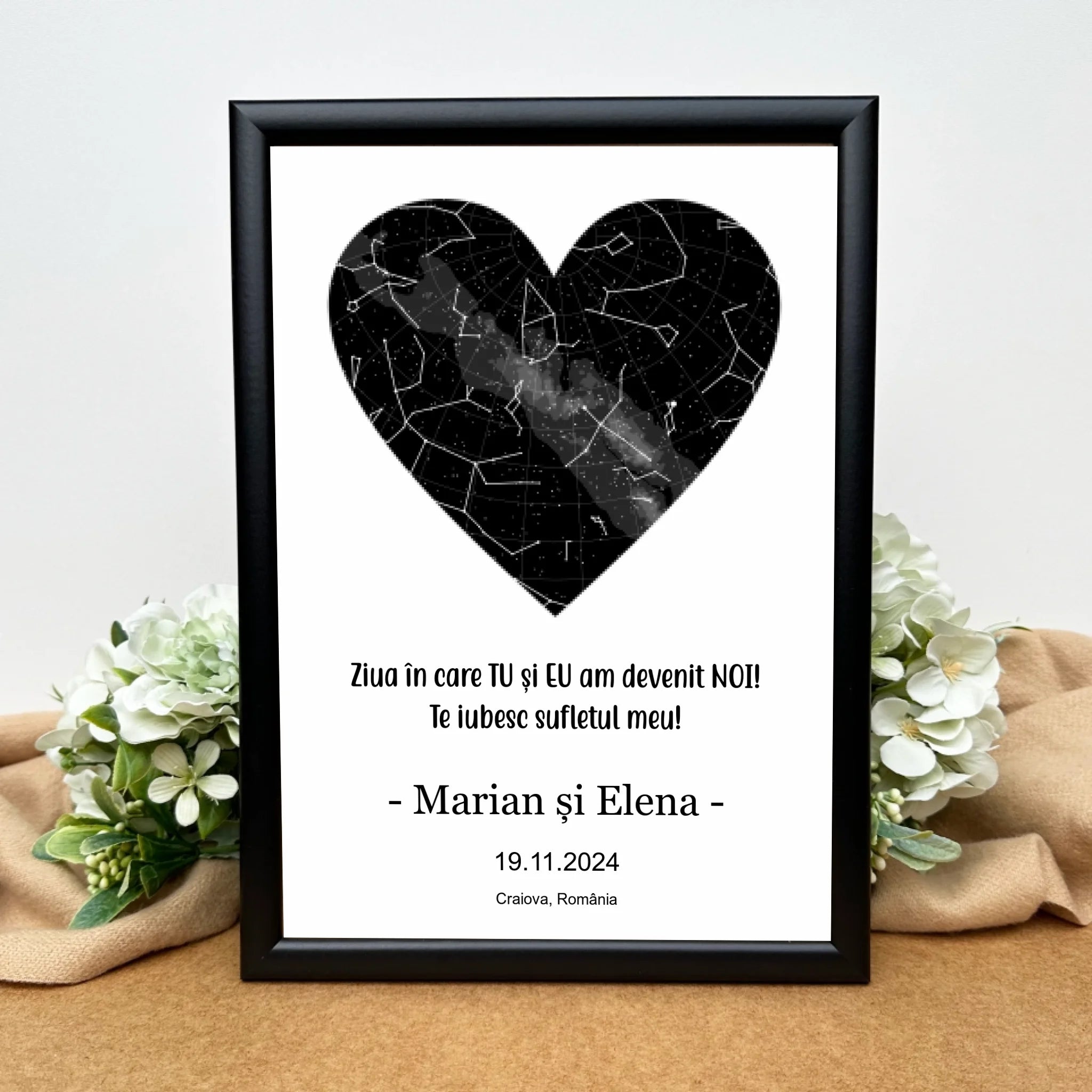 Hartă stelară pentru cupluri