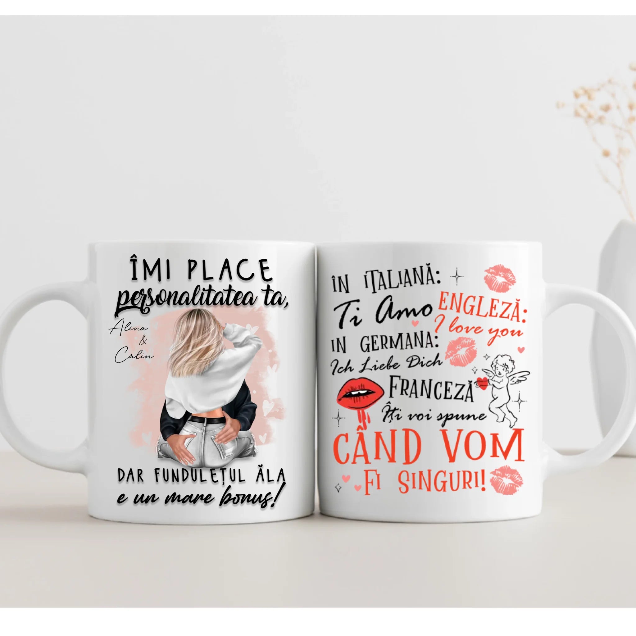 Îmi place personalitatea ta - cană cadou pentru EA