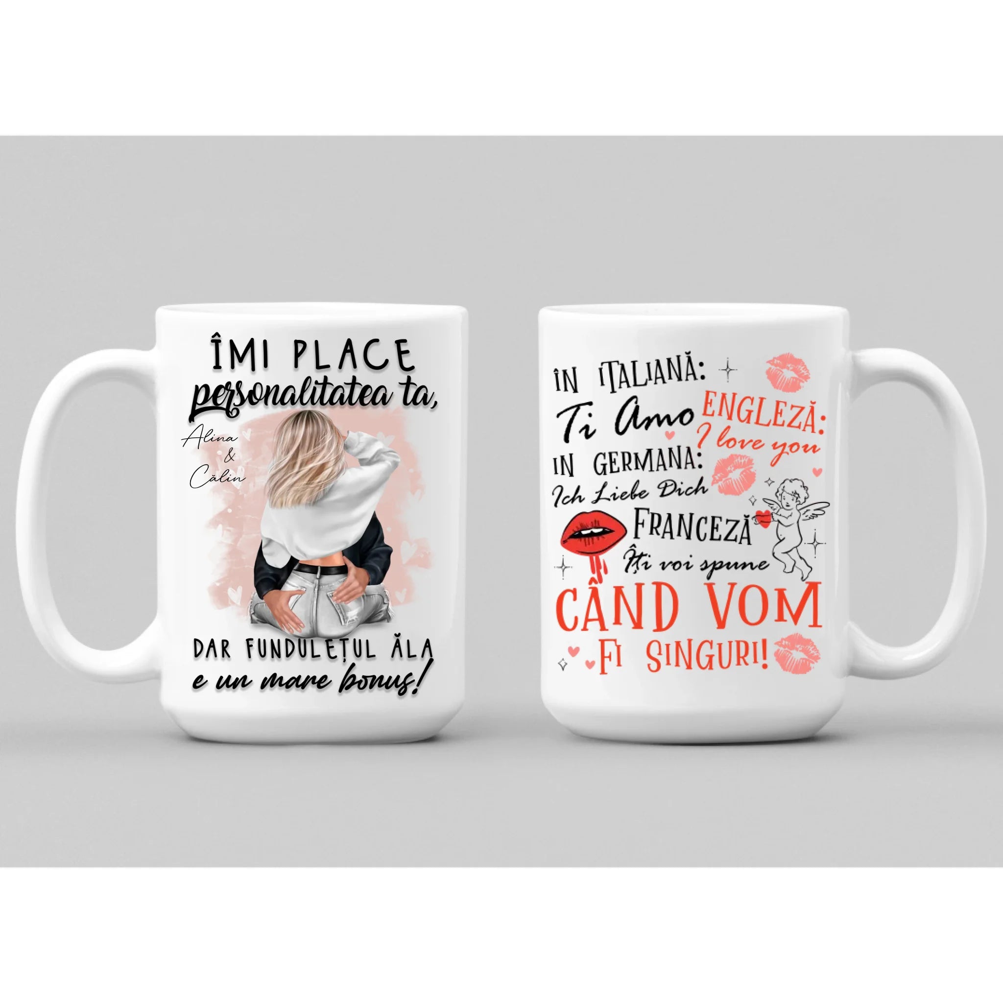 Îmi place personalitatea ta - cană cadou pentru EA