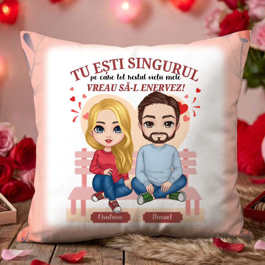 valentin napi párna mockup