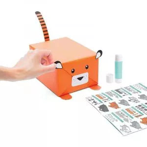 Állatos csomagolópapír, aranyos állatokkal