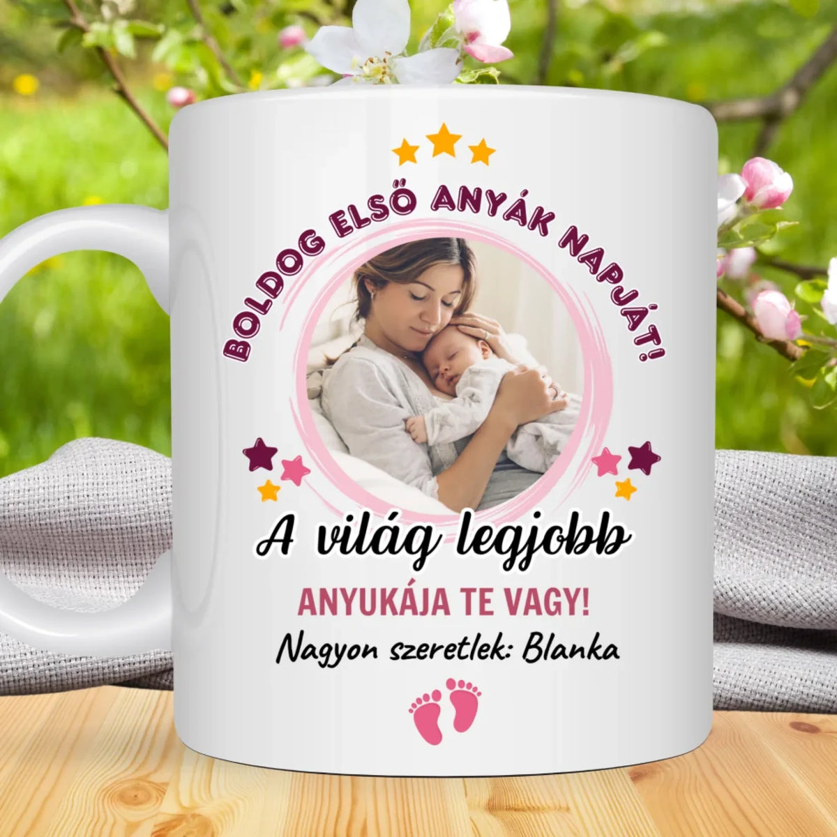 Első Anyák napja- fényképes bögre anyának