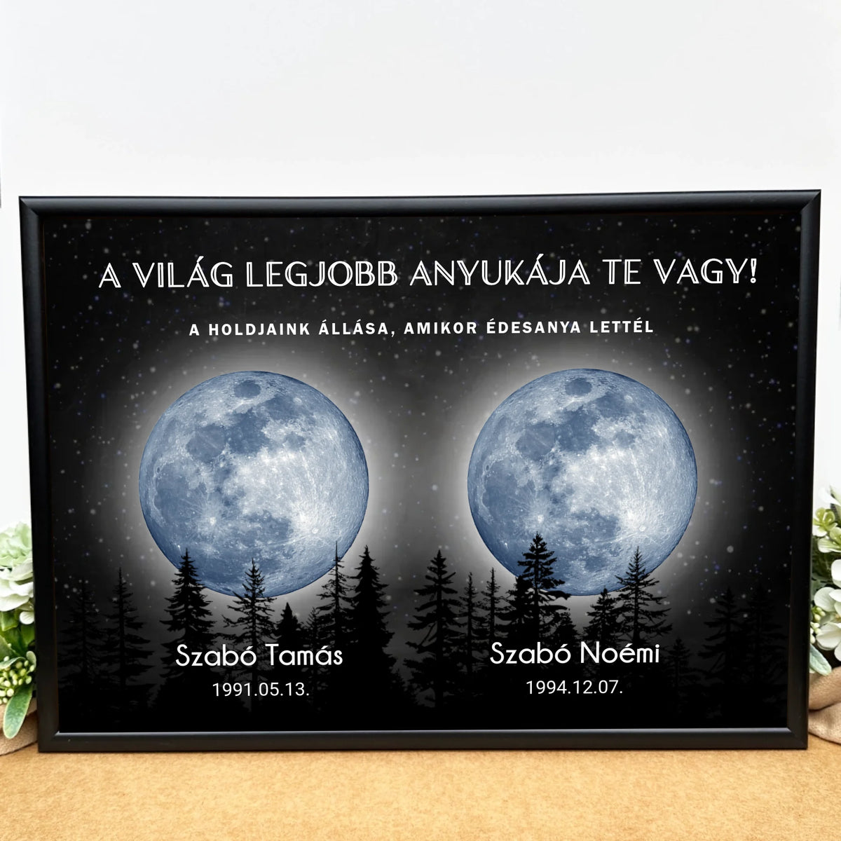 Holdfázis kép édesanyának - 2 gyermekes