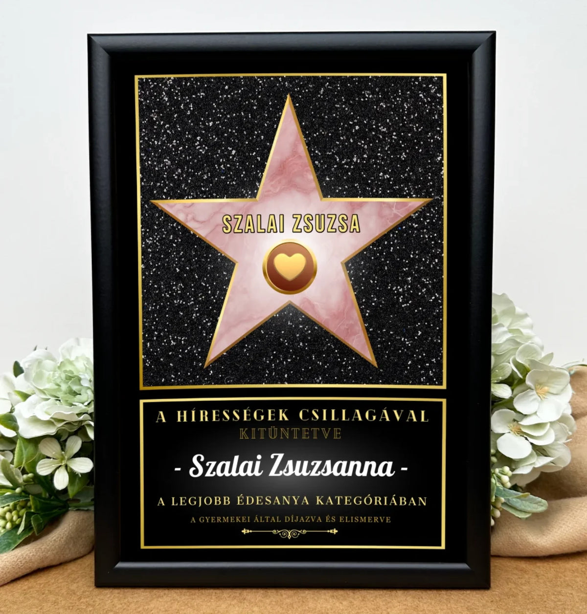 Hollywood csillag falikép édesanyának