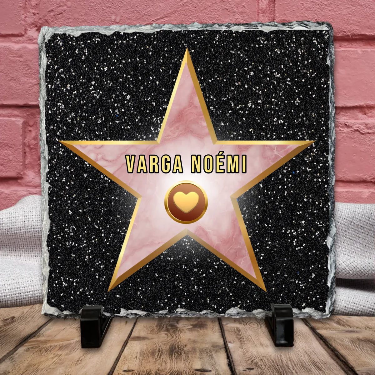 Hollywood csillag kőtábla - személyre szabható