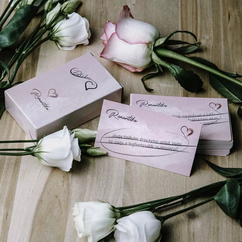 Kártyajáték pároknak, szerelmes ajándék