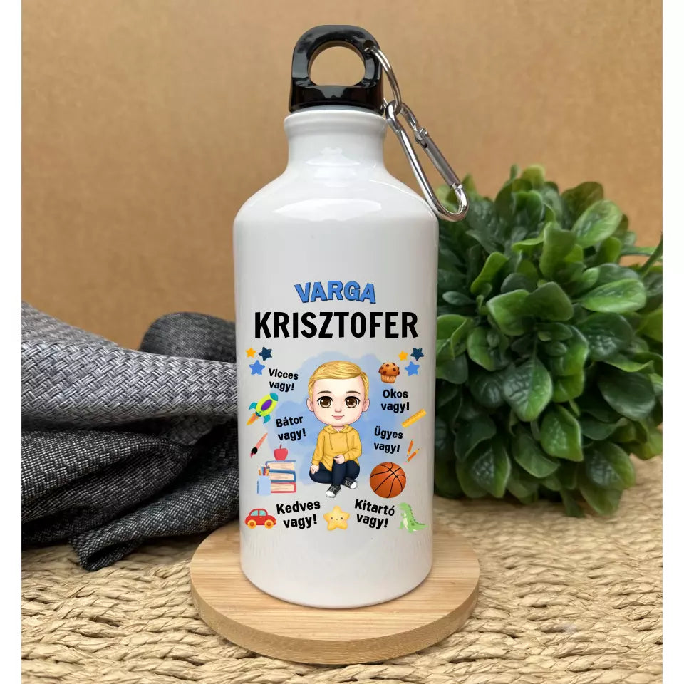 Iskolakezdős kulacs fiúknak