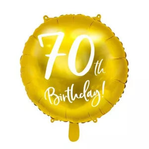 Fólia lufi - Arany 70-es számmal