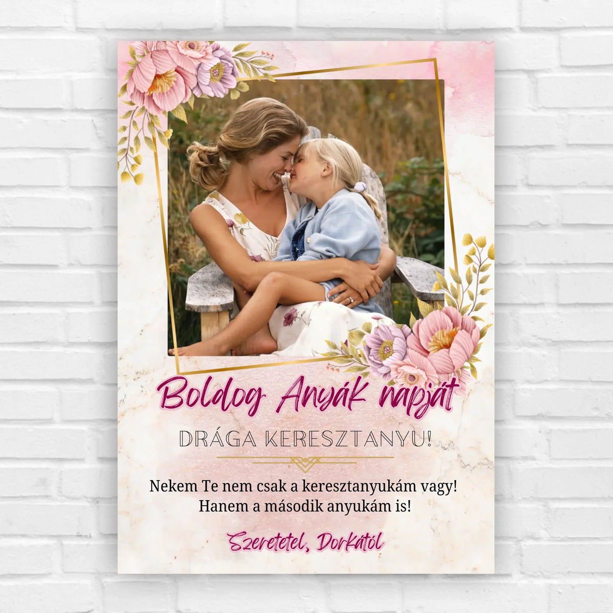 egyedi ajándék keresztanyának