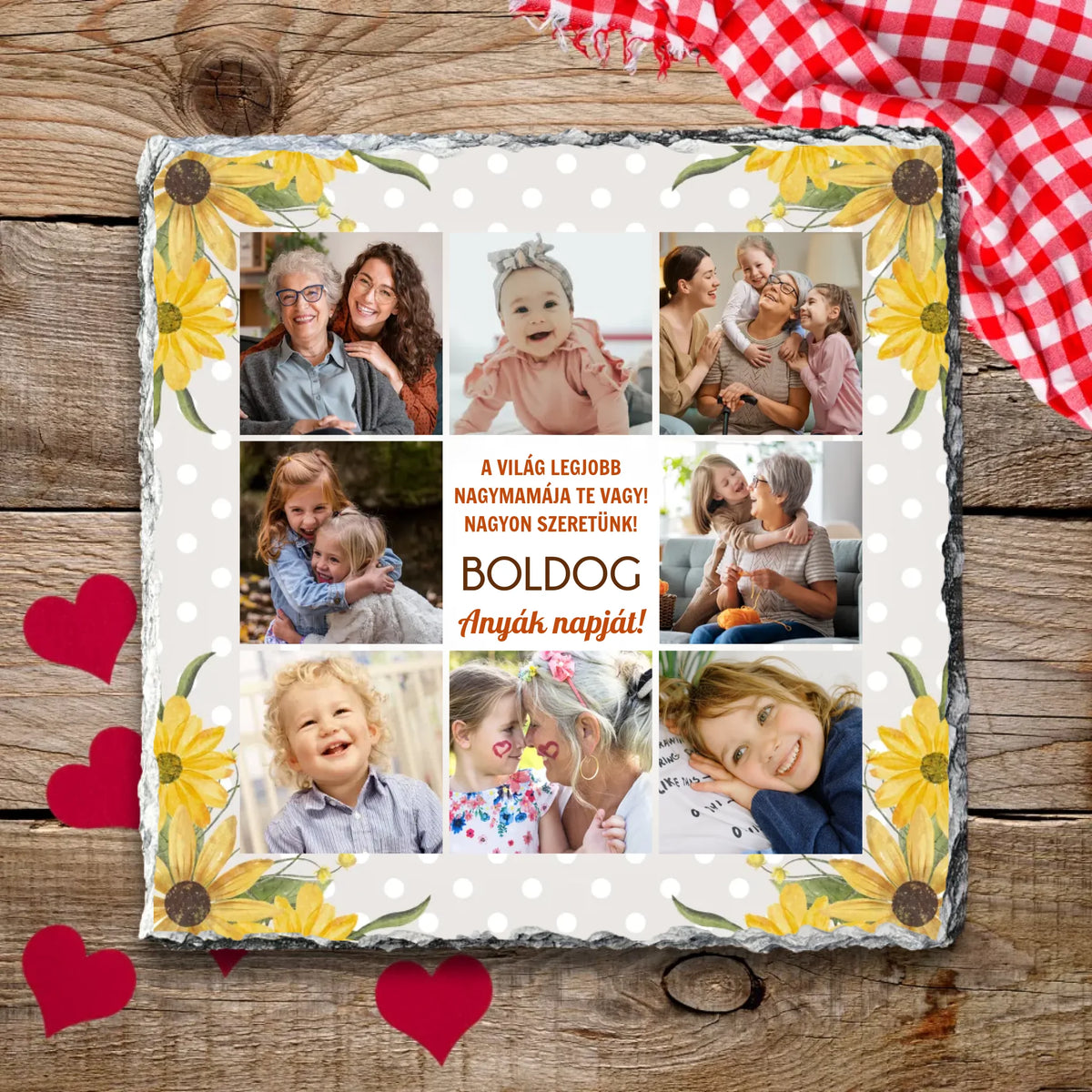 fényképes anyák napja ajándék dédinek