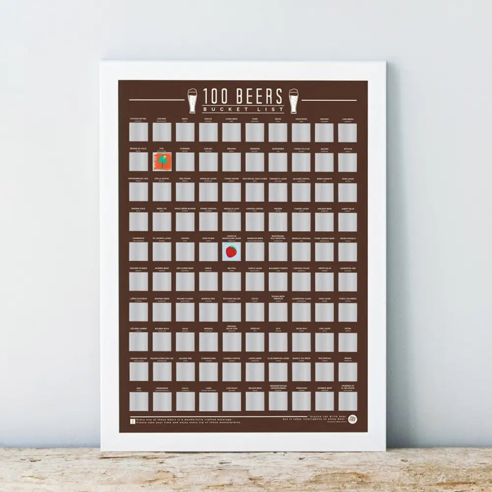 Kaparós poszter - 100 sör amit meg kell kóstolnod