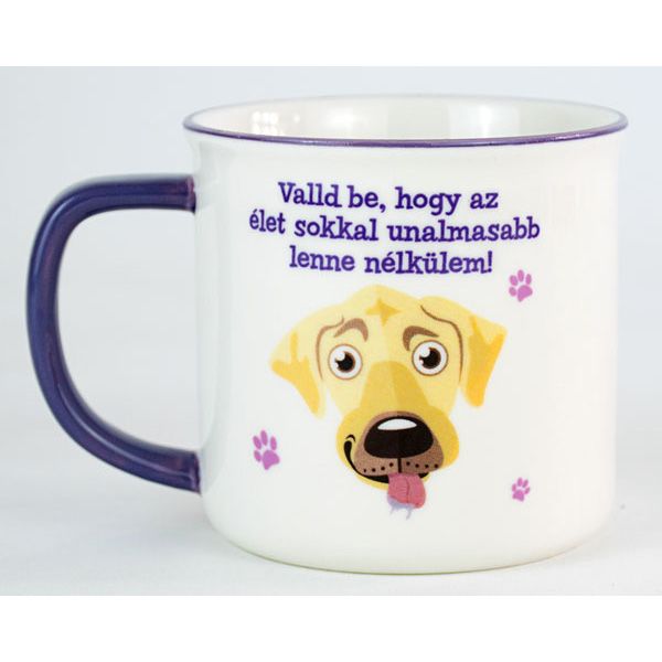 Kerámia bögre kutyás gazdiknak-Labrador másik oldal