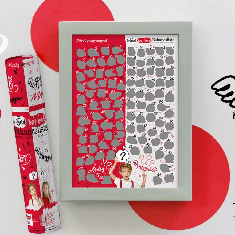 Jó gyerek-rossz gyerek kaparós bakancslista