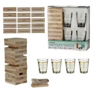 Részeg Jenga angol felirattal